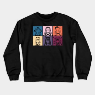 Holo EN Squares +1 Crewneck Sweatshirt